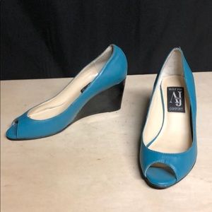 Teal AJ Valenci Wedges